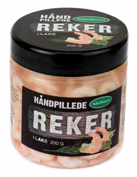 Bilde av Salatmesteren Håndpillede reker i lake 200g.