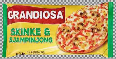 Bilde av Grandiosa Pizzaslice skinke og sjampinjong.