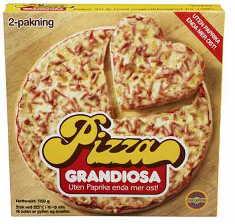 Bilde av Grandiosa Uten paprika 2pk.