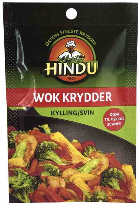 Bilde av Hindu wok krydder svin-kylling pose.