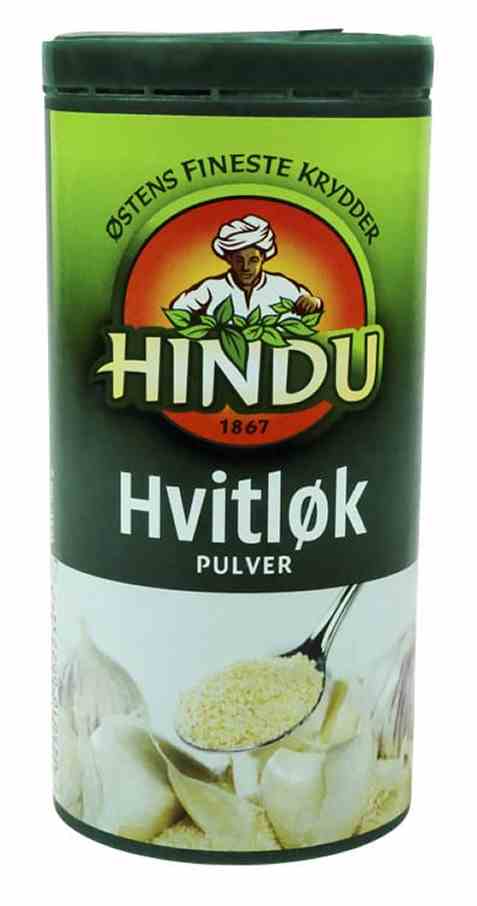 Bilde av Hindu hvitløkpulver boks.