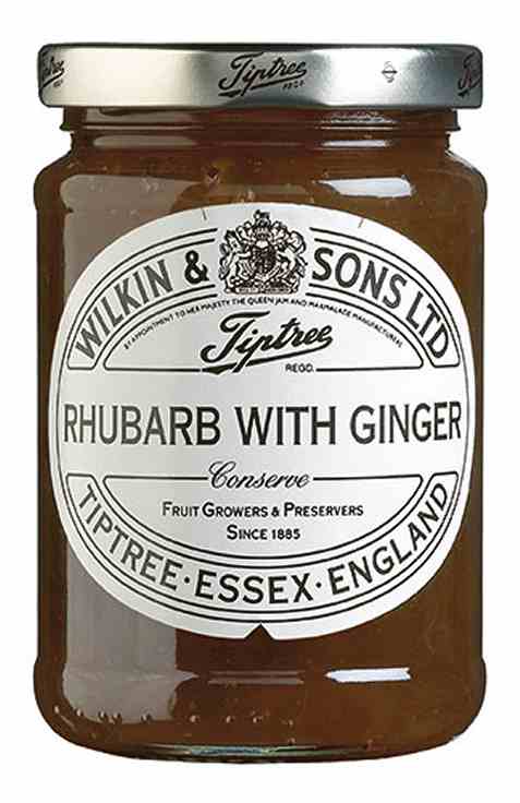 Bilde av Wilkins and Sons rabarbra og ingefær syltetøy.
