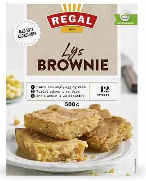 Bilde av Regal lys brownies.