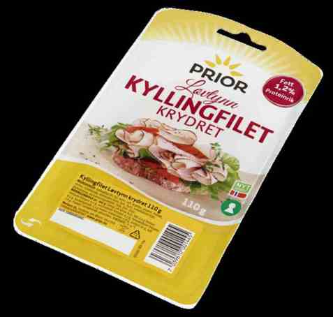 Bilde av Prior løvtynn kyllingfilet krydret.