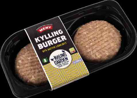 Bilde av Prior kyllingburger 300gr kyllinggården.