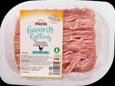 Bilde av Prior kyllingkjøttdeig favorittkylling uten tilsatt salt.