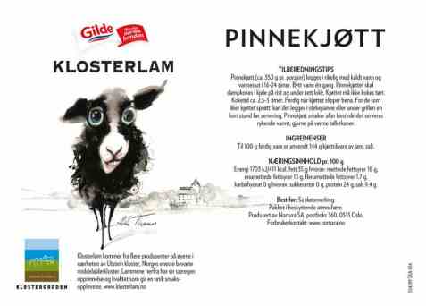 Bilde av Gilde Klosterlam pinnekjøtt.