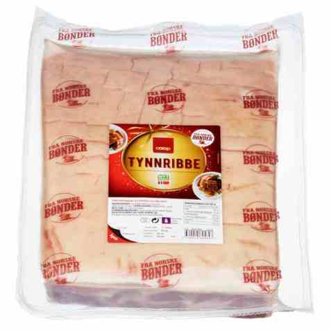 Bilde av Coop tynnribbe 2,3kg.