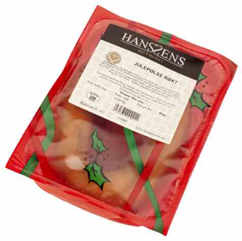 Bilde av Hanssen Julepølse Kokt 400gr røkt.