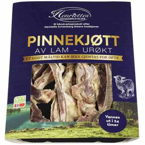 Bilde av Henriettes Pinnekjøtt av Lam urøkt.