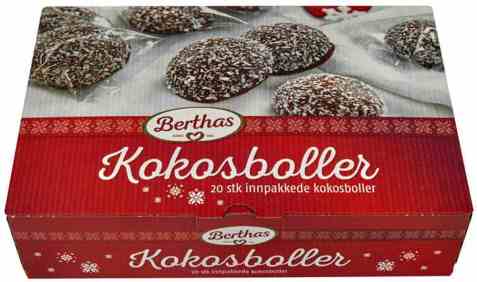 Bilde av Berthas kokosboller 20pk 400gr.