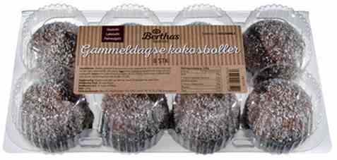 Bilde av Berthas kokosboller gammeldagse 8 stk.