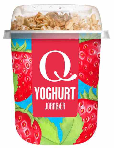 Bilde av Q yoghurt m/musli jordbær.