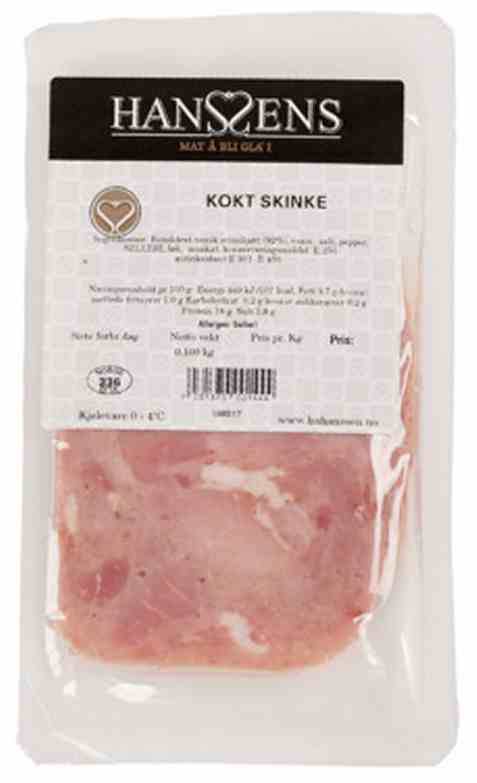 Bilde av Hanssen Kokt Skinke 100g.