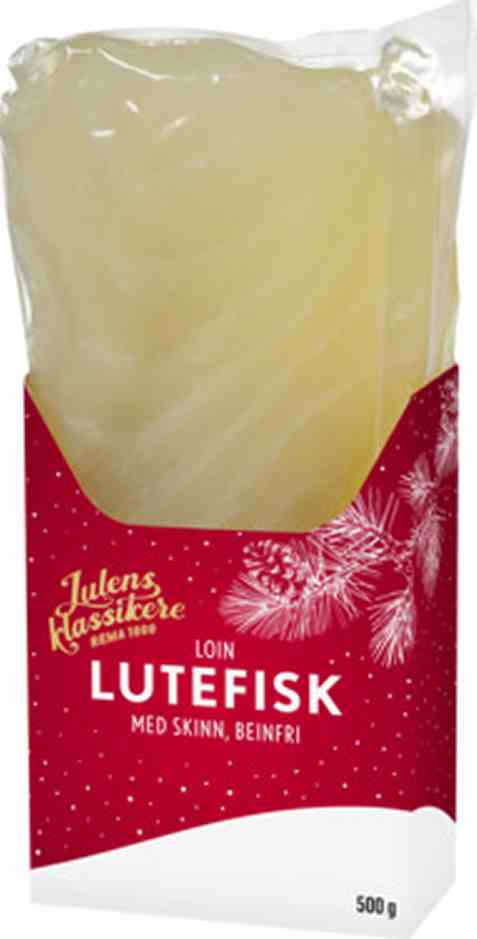 Bilde av Sjøfrisk lutefisk m/Skinn Benfri 500g julens klassikere.