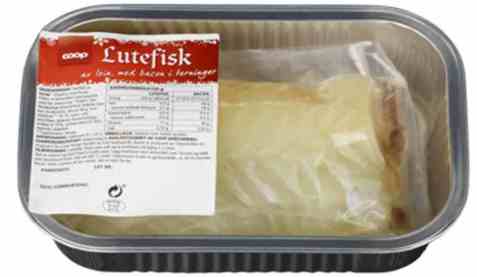 Bilde av Coop Lutefisk loin m/Bacon 340gr.