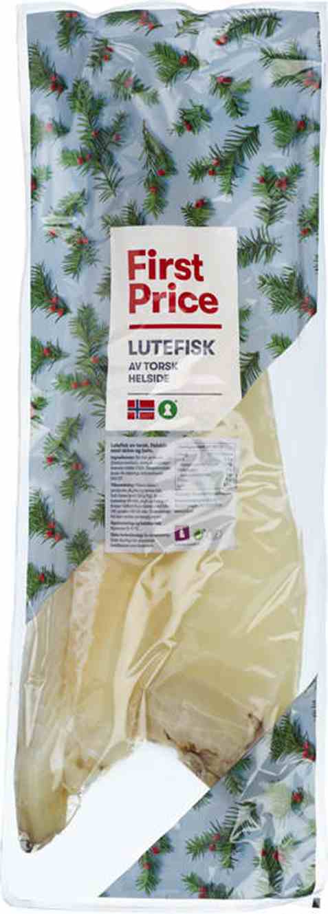 Bilde av First Price lutefisk torsk helside 1200gr.