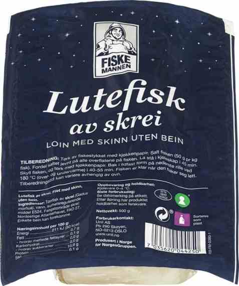 Bilde av Fiskemannen lutefisk loin 500gr.