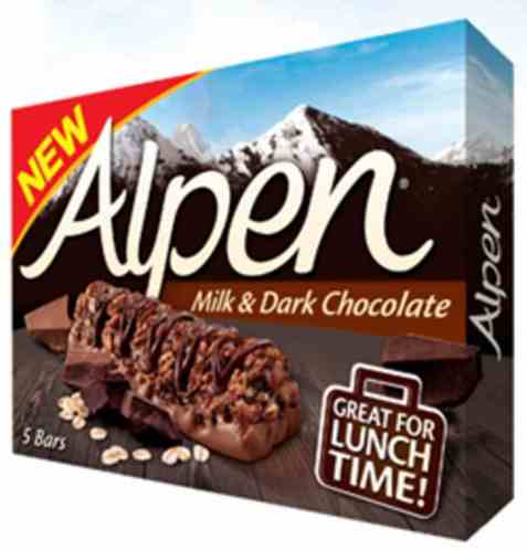 Bilde av Weetabix alpen bar dark chocolate 5x29gr.