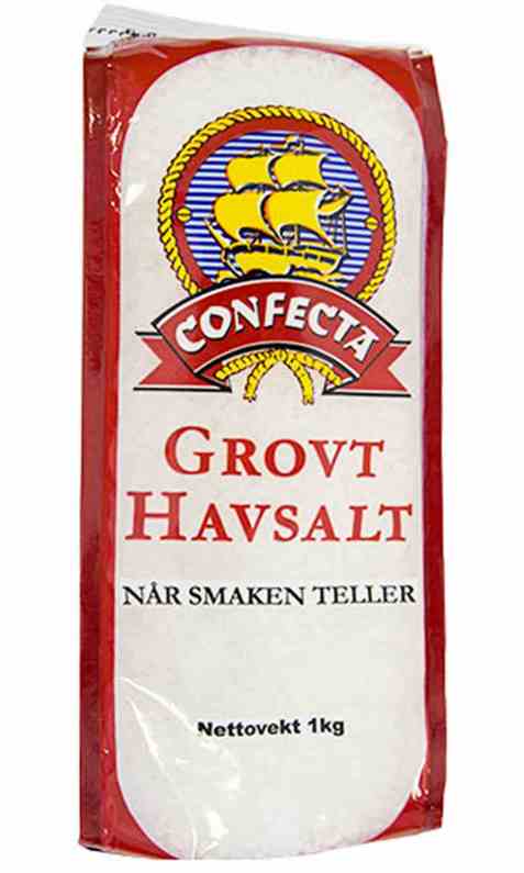 Bilde av Confecta Havsalt - grovt 1kg.