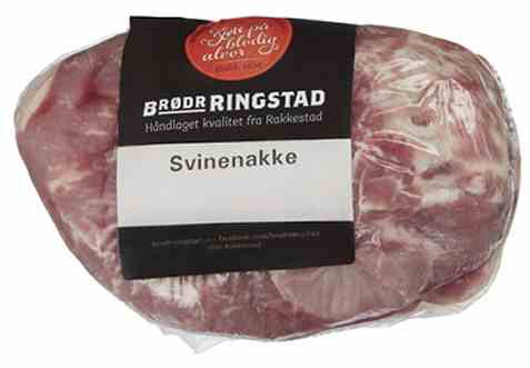 Bilde av Brødrene Ringstad Svinenakke Benfri 1000g.
