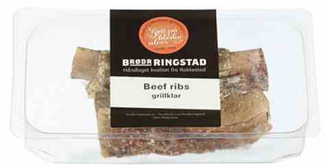 Bilde av Brødrene Ringstad Beef Ribs Grillklar Ca 500gr.