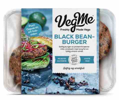 Bilde av Vegme Black Bean-burger 240g.