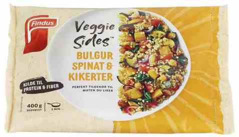 Bilde av Findus veggie sides bulgur spinat og kikerter 400gr.