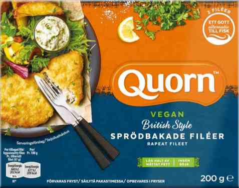 Bilde av Quorn sprøbakte fileter vegan 200gr.
