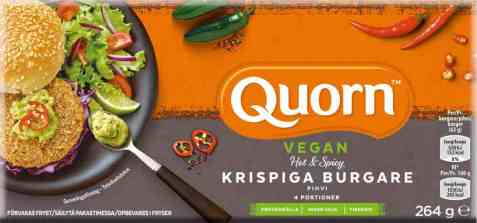 Bilde av Quorn vegan krispige burgere 264gr.
