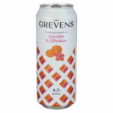 Bilde av Grevens cider appelsin og hibiskus.