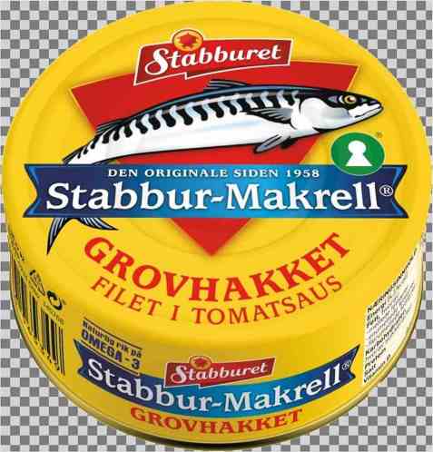 Bilde av Stabbur makrell Grovhakket filet i tomat 90gr.