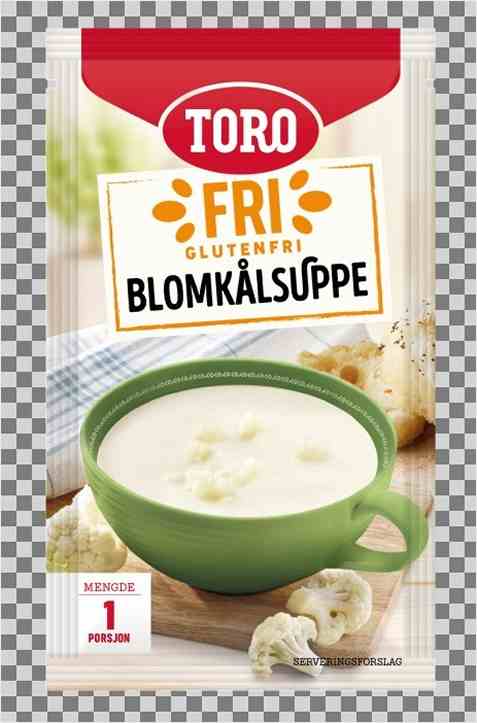 Bilde av Toro glutenfri blomkålsuppe porsjon.