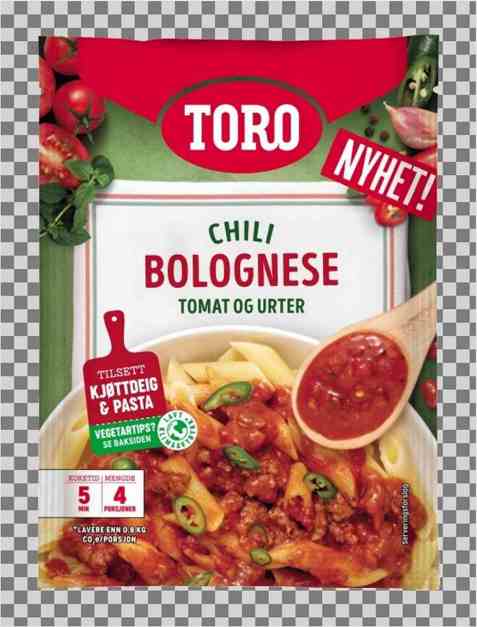 Bilde av Toro pastasaus Chili Bolognese.