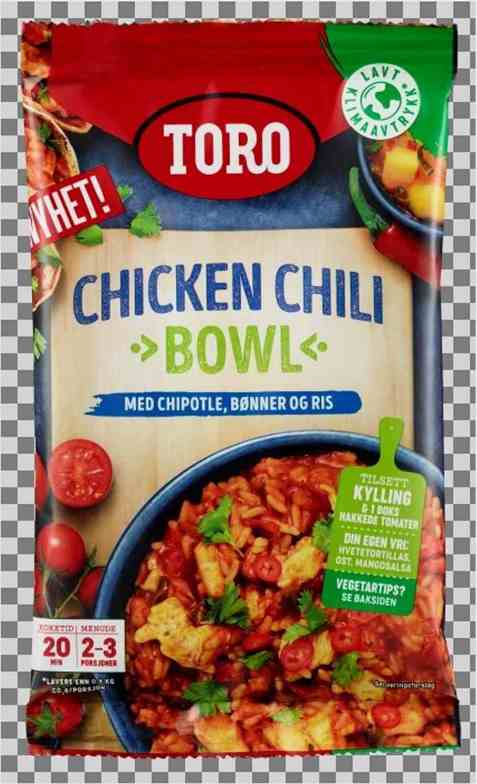 Bilde av Toro Chicken Chili Bowl.