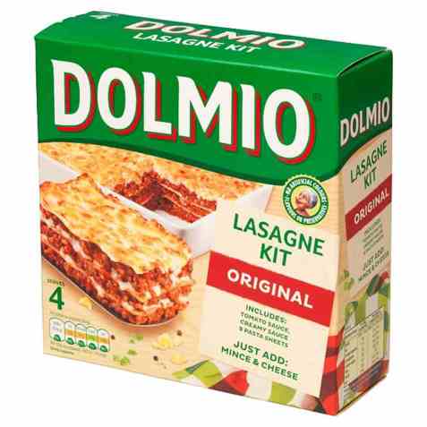 Bilde av Dolmio lasagnekit.