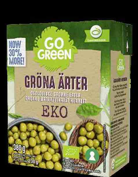 Bilde av Gogreen økologiske grønne erter.