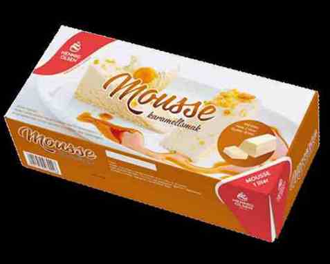 Bilde av Hennig Olsen Mousse med karamellsmak.