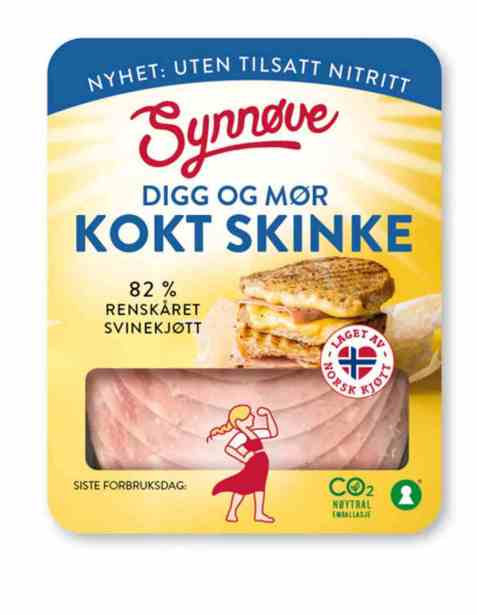 Bilde av Synnøve kokt skinke skivet 100gr.