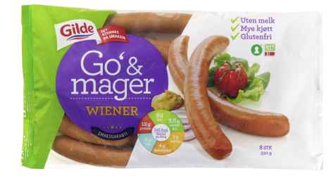 Bilde av Gilde Go og Mager Wienerpølse.