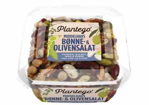 Bilde av Mills plantego middelhavsalat bønne og oliven.