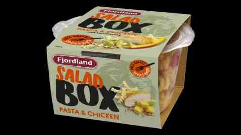 Bilde av Fjordland salad box Pasta & Chicken Salad.