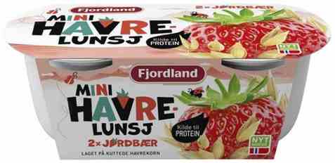 Bilde av Fjordland mini havrelunsj jordbær.