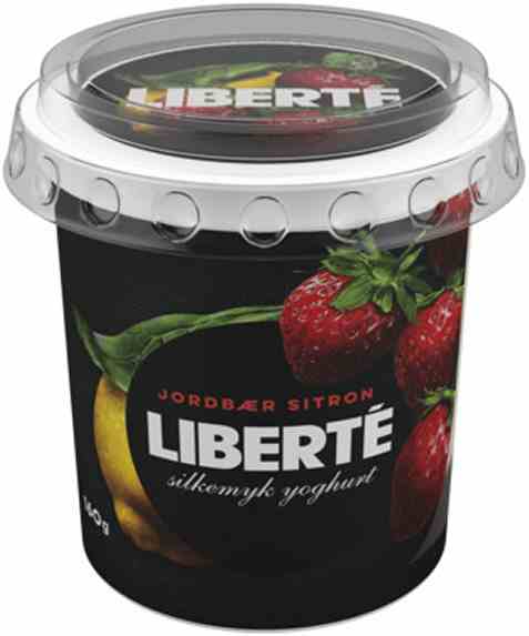 Bilde av Liberté Jordbær Sitron 160g.