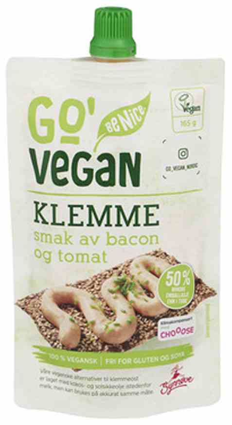Bilde av Go vegan Klemme Smak av Bacon & Tomat 165g.
