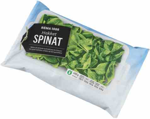 Bilde av Rema 1000 spinat hakket 450gr.