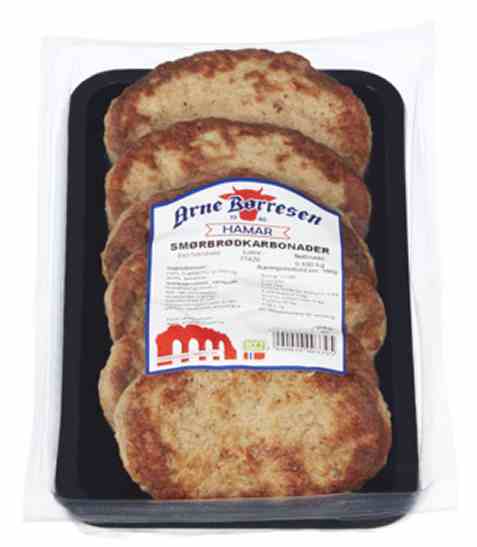 Bilde av Arne Børresen Smørbrødkarbonader 480gr.