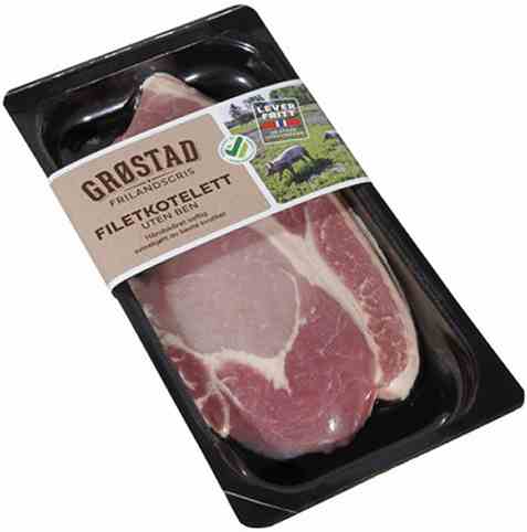 Bilde av Grøstadgris Filetkotelett uten Ben 250gr.