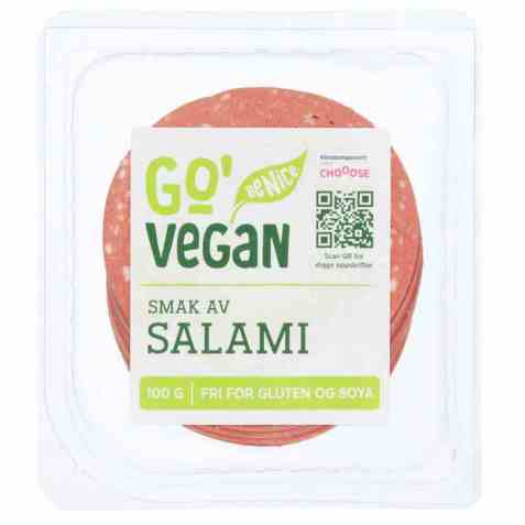 Bilde av Go Vegan smak av salami 100gr.