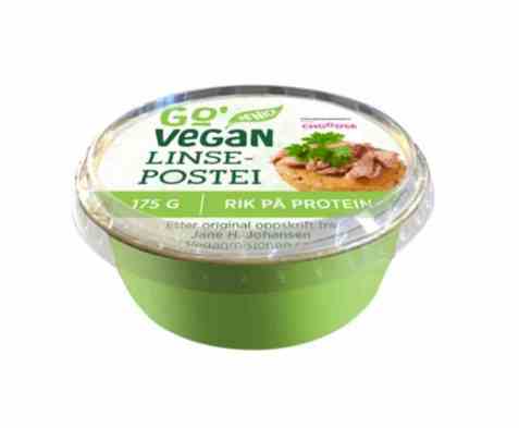 Bilde av Go Vegan linsepostei 175g.